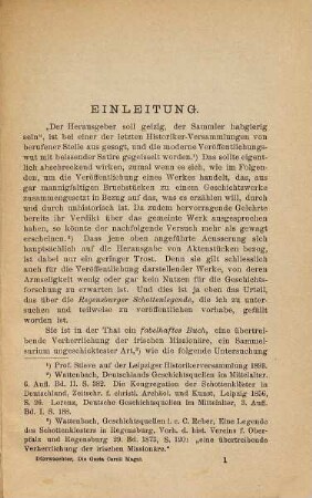 Die Gesta Caroli Magni der Regensburger Schottenlegende
