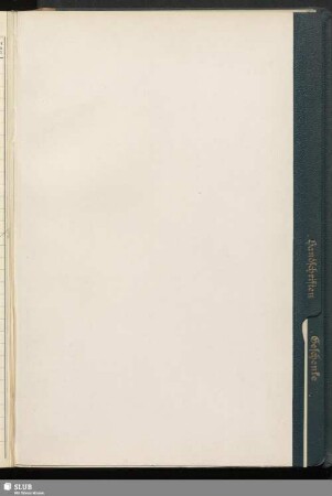 Handschriften 1909 [Nrn. 1-11]