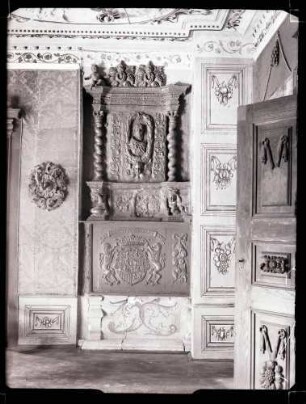 Schloß; Küchenbau, Ofen