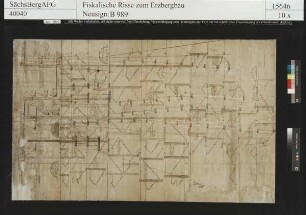 Turmhof untere 2. - 5. Maßen bei Freiberg; Grubenbaue, Schächte und Kunstgezeuge