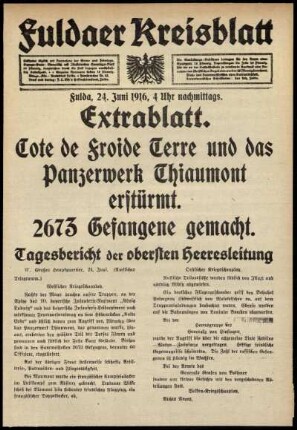 Ausgabe vom Samstag, den 24. Juni 1916.