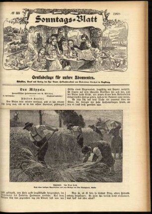 Ausgabe vom Sonntag, den 16. August 1908.