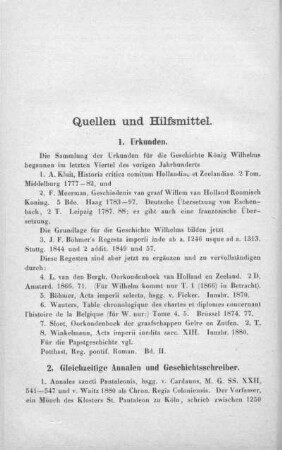 Quellen und Hilfsmittel
