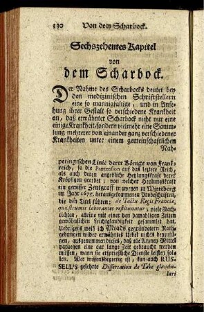 Sechszehentes Kapitel von dem Scharbock.