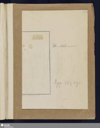 Nr. 195. Winckelmann, Johann Joachim