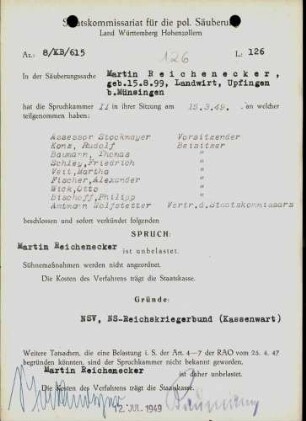 Reichenecker, Martin