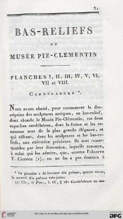 Bas-Reliefs du musée pie-clementin