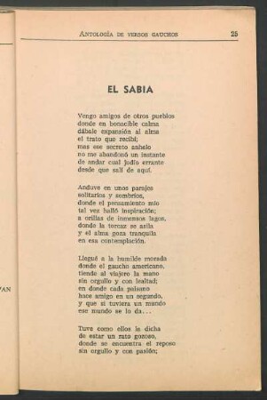 El sabía