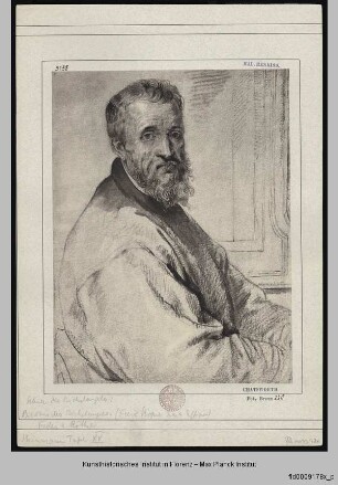Bildnis des Michelangelo (Kopie nach dem Original in den Uffizien)