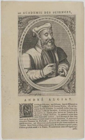 Bildnis des André Alciat