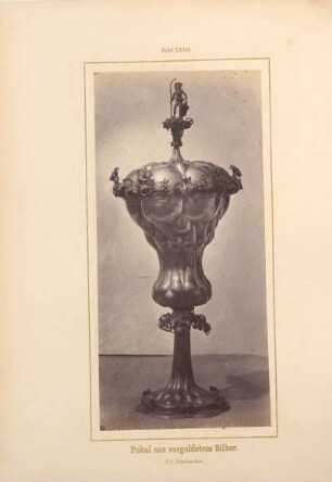 Pokal aus vergoldetem Silber.