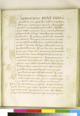 Beginn des Johannesevangeliums, Folio fol. 126r