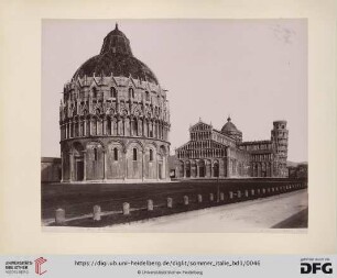 No. 1850. Pisa, Il Battistero il Duomo ed il Campanile