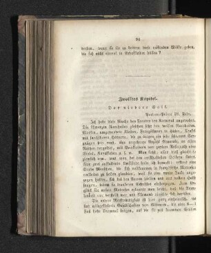 Zwölfte Kapitel. Das niedere Volk