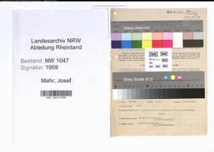 Entnazifizierung Josef Mahr , geb. 04.04.1897 (Arzt)