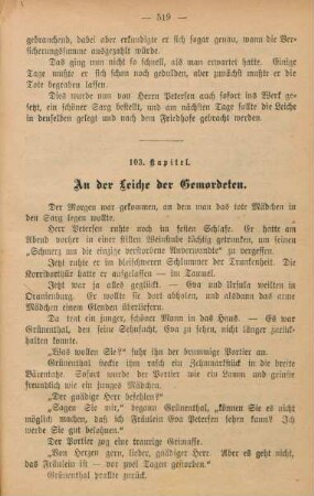103. Kapitel. An der Leiche der Gemordeten.