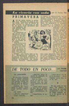 Primavera : La ciencia con soda