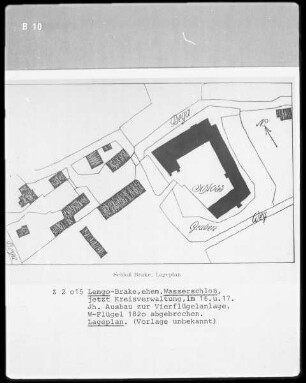 Lemgo-Brake, ehemaliges Wasserschloss, jetzt Kreisverwaltung