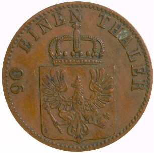 Münze, 4 Pfennig, 1860