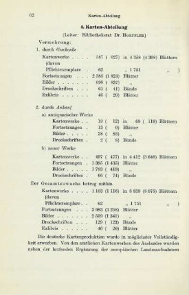 4. Karten-Abteilung