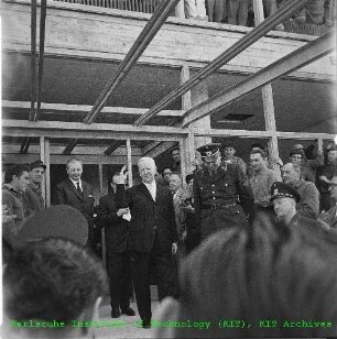 Besuch von Dr. Karl Heinrich Lübke (Bundespräsident der Bundesrepublik Deutschland (BRD)) am Kernforschungszentrum Karlsruhe (KfK)