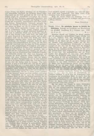 684-686 [Rezension] Thumb, Albert, Die griechische Sprache im Zeitalter des Hellenismus. Beiträge zur Geschichte und Beurtheilung der KOINE