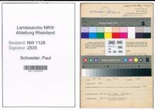 Entnazifizierung Paul Schneider , geb. 25.07.1910 (Polizist)