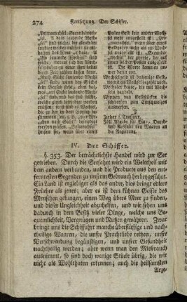 IV. Der Schiffer.