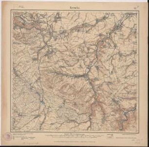 Section Kreischa aus: Topographische Karte (Meßtischblätter) Sachsen