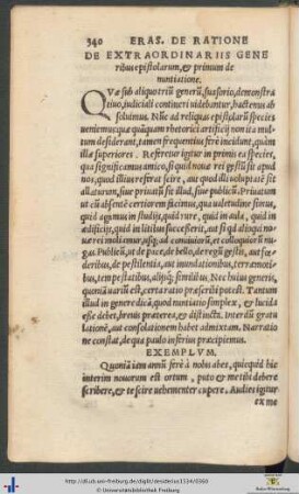 De Extraordinariis Generibus epistolarum