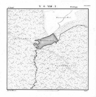 Kartenblatt NO XXII 2 Stand 1827