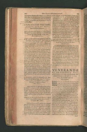 VENERANDAE ET ORTHODOXAE ANTIQUITATIS pius consensius, in asseranda Majestate Domini nostris JESU CHRISTI secundum carnem assumptam.