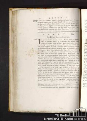 Caput IV. De electione locorum falubrium. Capitolo IV. Della scelta de'luoghi sani.