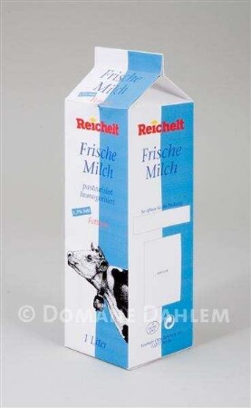 Verpackungs Entwurf - Frische Milch - der Firma "Reichelt"
