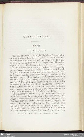 Triassic coal