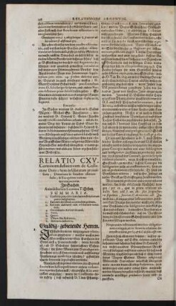 Relatio CXV.