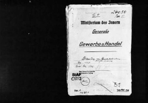 Zulassung von Gewerbebetrieben