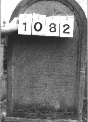 Grabstein 1082 (Detailaufnahme 1)