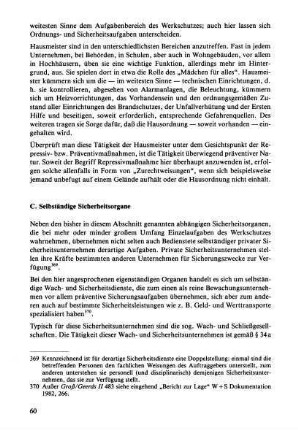 C. Selbständige Sicherheitsorgane