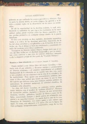 Hombres e ideas educadores, por el doctor Joaquín V. González
