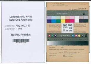 Entnazifizierung Friedrich Bockei , geb. 14.01.1908 (Meister)
