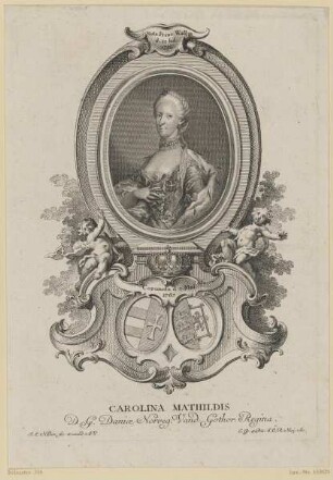 Bildnis der Carolina Mathildis