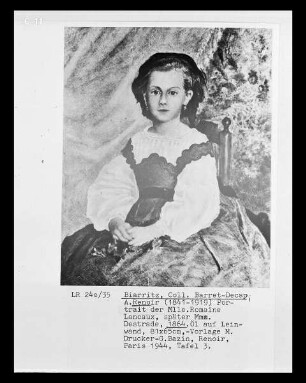 Porträt der Mademoiselle Romaine Lancaux