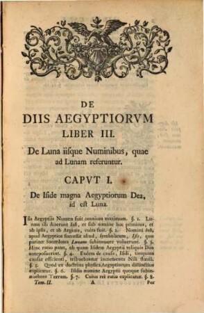 Pavli Ernesti Iablonski, Doctoris Theologi In Academia Francofvrtana Senioris Et Societatis Scientiarvm Regiae Berolinensis Membri, Pantheon Aegyptiorvm, Sive De Diis Eorvm Commentarivs : Cvm Prolegomenis De Religione Et Theologia Aegyptiorvm, Pars II.