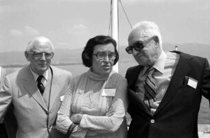 31. Tagung 1981 (29.6.-3.7.) Mediziner; Maikäferrede in Farbe: Adolf Butenandt, Rosalyn Yalow, Severo Ochoa