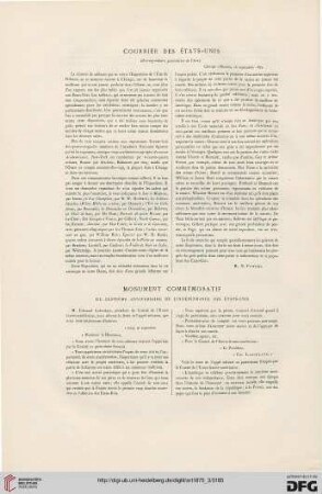 Courrier des Ètats-Unis