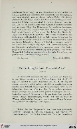 13: Bemerkungen zur Francois-Vase