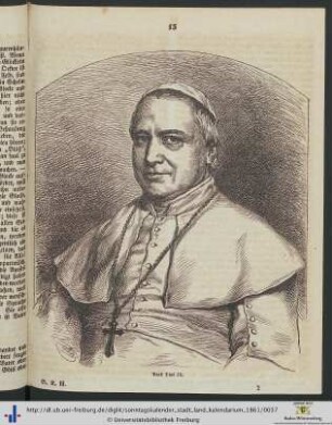 Illustration: Papst Pius IX.
