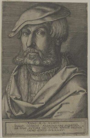 Selbstbildnis des Hinrici Aldegrevers