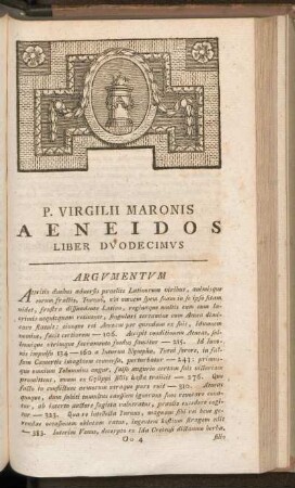 P. Virgilii Maronis Aeneidos Liber Duodecimus